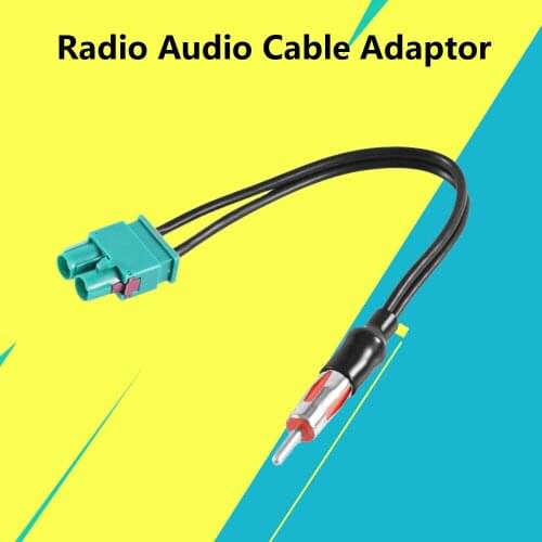 Radio Audio Cable Adaptor Antenna Audio Cable Male Double Fakra - Din Male Aerial For Audi/VW/Volkswagen Car