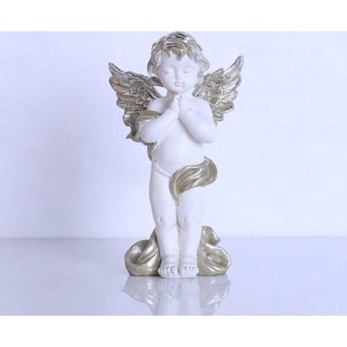 Nordic Creative Resin Angel Boy Character Crafts Sculpture Ornaments Living Room Bedroom Home Decoration Accessories