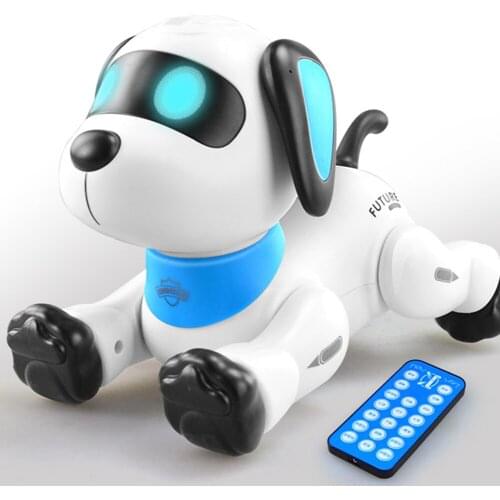 Smart Talking RC Robot Dog Walk & Dance Interactive Pet Puppy Robot Dog Remote Voice Control Intelligent Toy For Kids