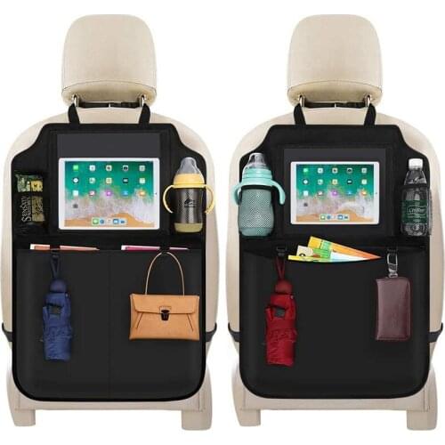 Universal Car Seat Back Organizer Multi-Pocket Storage Bag Tablet Holder Automobiles Interior Accessory Stowing Tidying