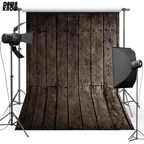 DAWNKNOW Floor Vinyl Photography Background For Child Plank Wall New Fabric Polyester Backdrop For Wedding Photo Studio Floor577