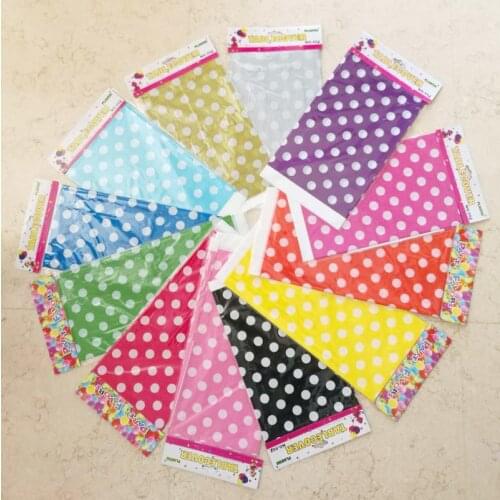 180cm x108cm Polka Dot Plastic Disposable Waterproof Tablecloth Wedding Kids Birthday Party Decoration Disposable Tablecloth