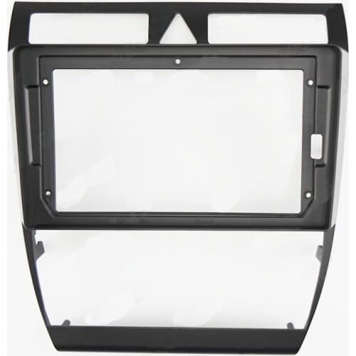 Car Fascia Navigation Fascias Dash Frame Kit For 9" Universal Android Multimedia Player For Audi A6 2002 2003 2004 2005