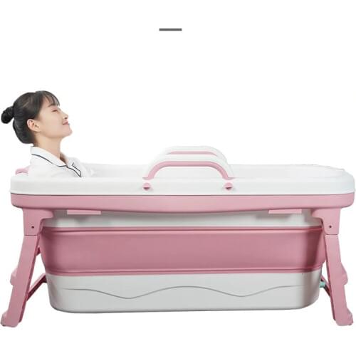 Household Folding Enlarged Bath Barrel Adult Child Long-lasting Insulation Three-dimensional Bath Barrel Stable And Durable