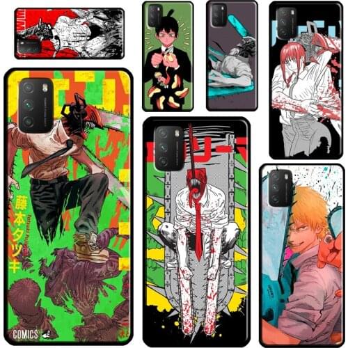 Chainsaw Man Anime For Xiaomi Mi 11 Ultra 9T 10T Pro Mi Note 10 Lite Phone Case For POCO X3 Pro M3 F1 F2 F3