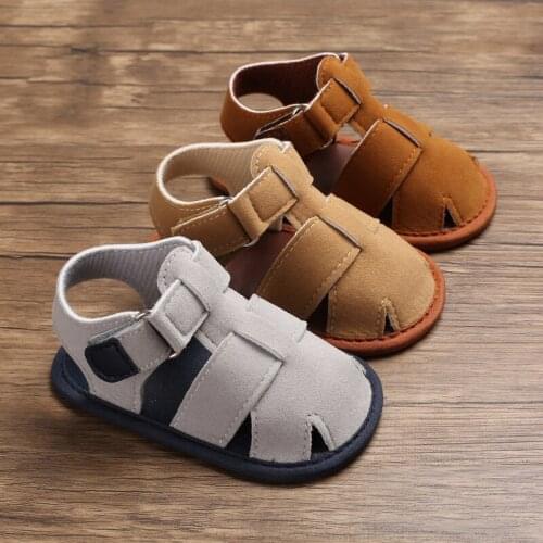 Childrens shoes solid color handsome fashion summer baby boy childrens baby shoes