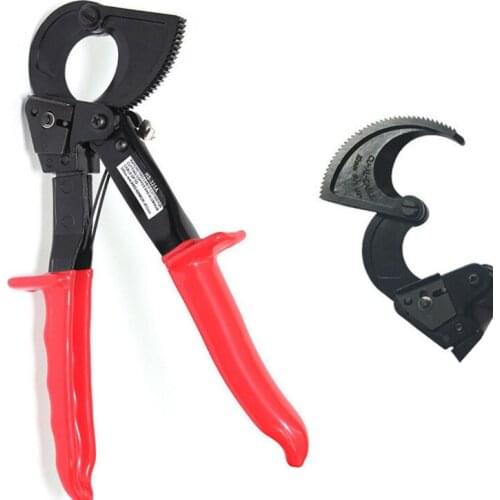 Cable Scissors 240mm 2 Max Ratcheting Ratchet Cable Cutter Germany Design Wire Cutter Plier Hand Tool Not For Cutting Steel Wire