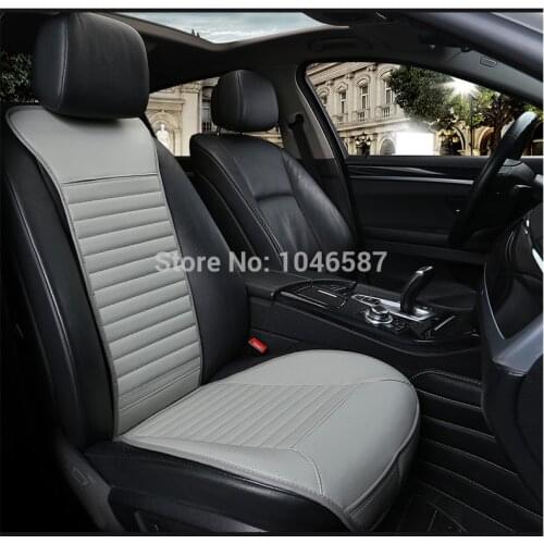 Leather car Seat Cover Universal Automobile Seat Cover Protector Auto Seat Breathable Non-slip Cushion Car-Styling Pad