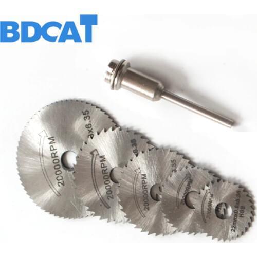 6pcs Mini HSS Saw Circular Saw Blade Rotary Tools For Dremel Metal Cutter jigsaw blade Wood Cutting Discs drive for cutting wood