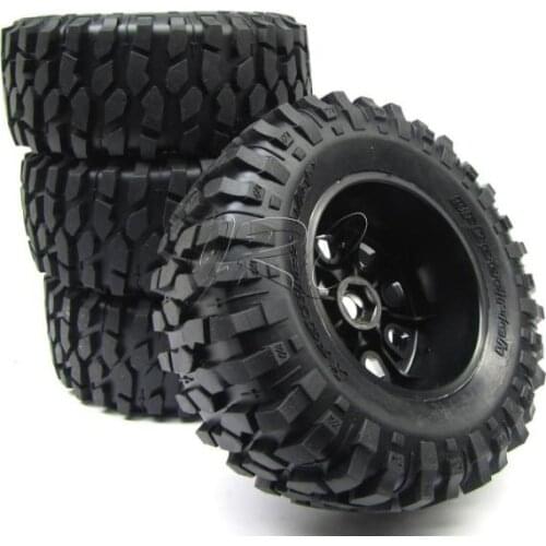 Original Axial 1/8 Off Road RC Desert Buggy Moonster 185MM Tire set for Axial YETI AX90038 90032 RC Car 4pcs