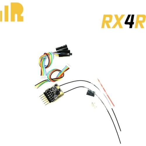 New arrival FrSky RX4R 4/16 telemetry Receiver designed for gliders ultra small and super light 6 pwm output