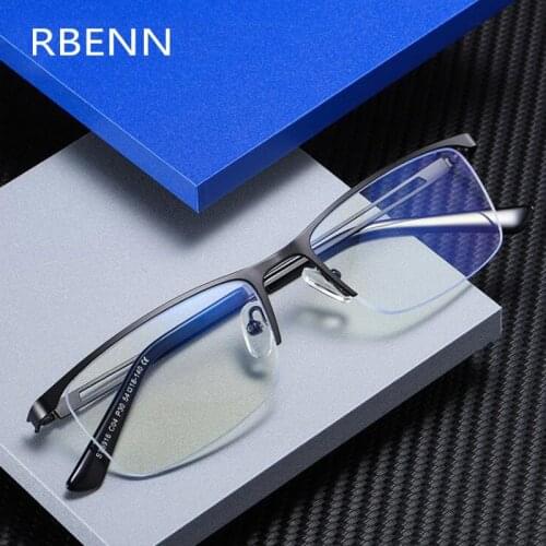 RBENN 2019 New Blue Light Blocking Computer Glasses Men Anti Blue Light Business Eyewear Gaming Glasses High Quality UV400