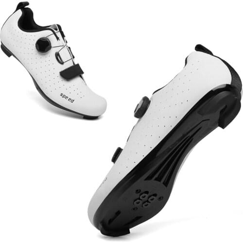 Professional Road Vehicle Lockless Cycling Shoes Mens and Womens New Summer Sapatilha MTB Lockable Hard Sole Spinning Sneakers