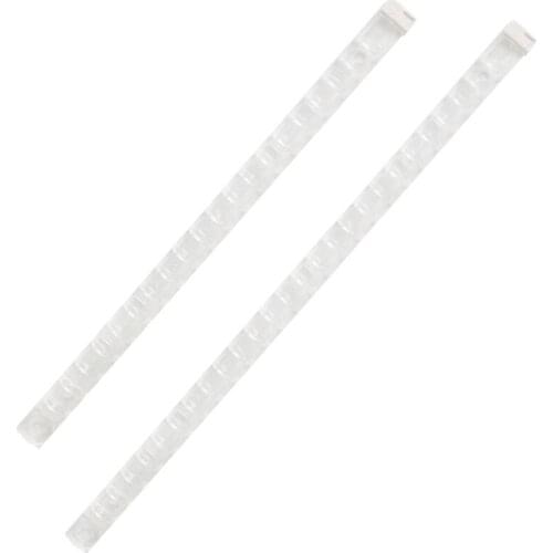 20 Ring Transparent Plastic Binding Comb 0.38 Inch Diameter 80 Sheet Capacity 26-Ring Clear Binding Comb for students