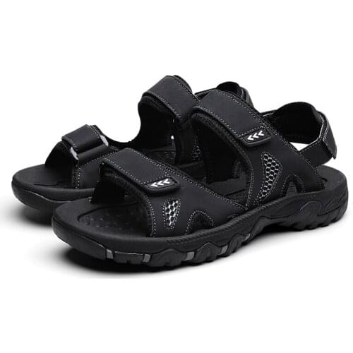 Sandalias walking sandal gladiator outdoor para s platform male shoe shoes praia piel comfort summer leather sandals sandalia