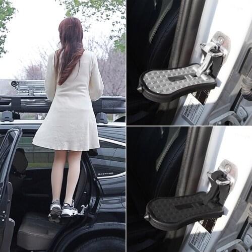 Foldable Auxiliary Pedal Roof Pedal Car Vehicle Folding Stepping Safety Hammer Car Accessories For Honda Accord Civic Crv Jazz