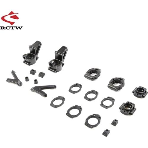 Nylon Front and Rear Hub Carrier Kit for 1/5 HPI ROVAN BAJA KM 5T 5B 5SC ROFUN BAHA RC CAR Toys PARTS