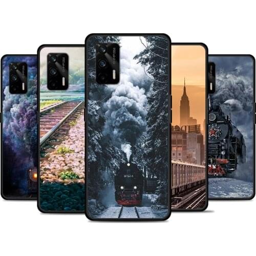 Train Railway Track For Realme 8 GT Neo Flash Edition Explorer Master Q3 Pro Narzo30 C21 C20 C11 C20A C21Y Phone Case