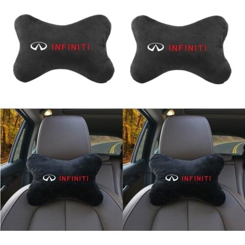1pcs Car Auto Seat Head Neck Rest Cushion Headrest Pillow Pad for Infiniti FX35 Q50 Q30 ESQ QX50 QX60 QX70 EX JX35 G35 G37 EX3