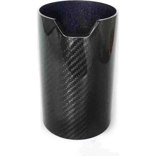 1pcs Exhausts pipe Carbon Cover Matte Shell Exhaust Muffler Pipe Tip For BMW 93x150mm