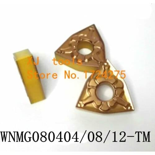 10PCS WNMG080404-TM / WNMG080408-TM/ WNMG080412-TM carbide CNC inserts,CNC lathe tool,apply to steel processing,insert MWLNR