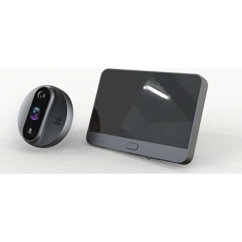 2pcs/set 720P Video Doorbell Smart Doorphone Camera with Indoor Chime Wireless Smart Monitoring Set Infrared Anti-theft Video