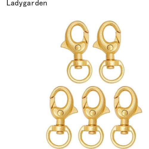 20PCS Metal Buckle Bags Swivel Trigger Lobster Clasp Snap Hook Clasps Strap Chain Hang Buckles Hardware 32x11mm