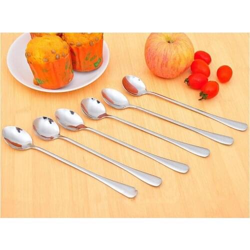 200PCS/lot Stainless steel spoon, coffee spoon stirring spoon tableware spoons
