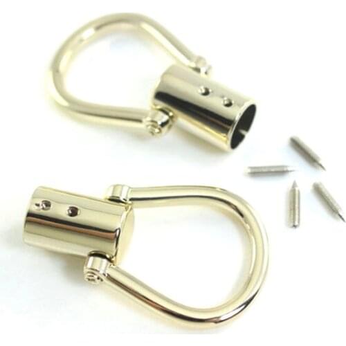 30 Pieces - 12mm inside wide - Nickel Belt Stopper / End Stopper / Rope stopper