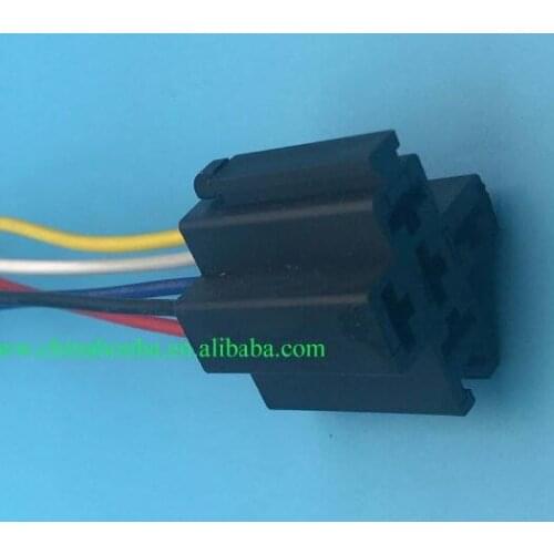 5 pcs Car Relay Socket 12V 30A 40A 4 Prong 4 Wire Relay Harness Socket 4 Pin Kit for Electric Fan Fuel Pump Light