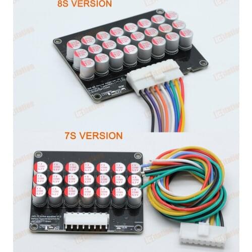 1A 3A 5A 6A Balance Li-ion Lifepo4 LTO Lithium Battery Active Equalizer Balancer Board Capacitor BMS 3S 4S 5S 7S 8S 10S 16S 20S
