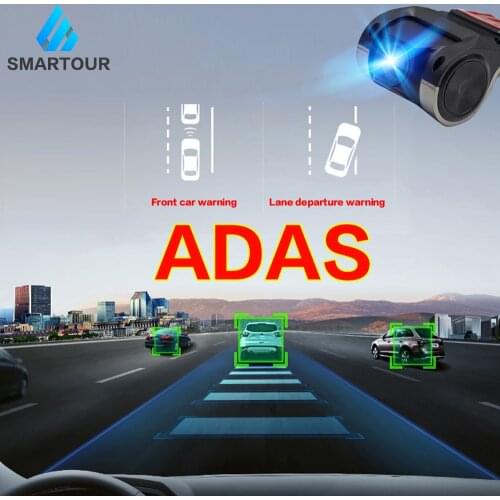 Smartour 1080P HD ADAS USB Car DVR Dash CamNight Vision Camcorder Video Recorder Connect To Android Car DVD Player