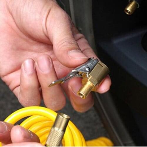 Car Air Pump Chuck Clip Tyre Tire Inflator Valve Connector for Peugeot RCZ 206 207 208 301 307 308 406 407 408 508 2008 3008