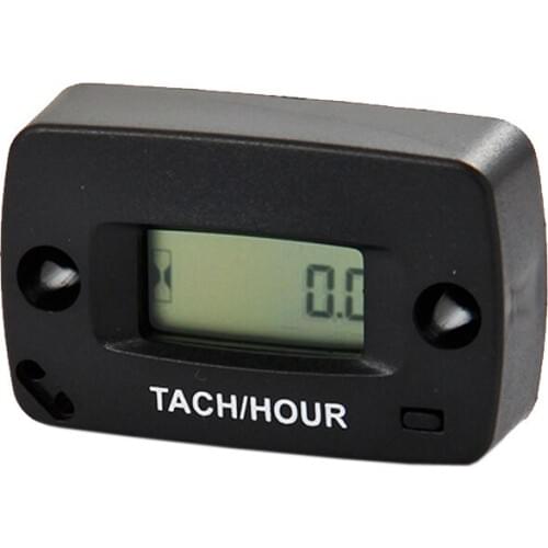 Free Shipping!Digital Motorcycle Tachometer Hour Meter 60000 RPM 2/4 Stroke