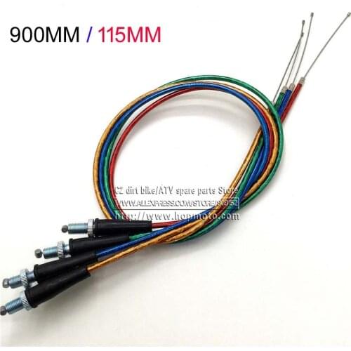 900MM Throttle Cable For Chinese Dirt Pit Bike Motorcycle XR50 CRF50 CRF70 KLX 110 125 SSR TTR BBR Horizontal Engine Motorcross