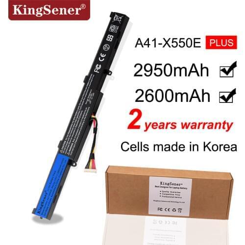 KingSener A41-X550E Laptop Battery for ASUS X450 X450E X450J X450JF X751M X751MA X751L X750JA A450J A450JF A450E F450C F450V