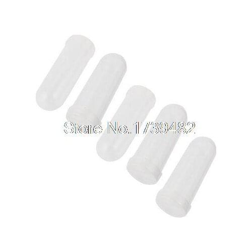 Lab Plastic Round Bottom Centrifuge Tube 100ml w Threaded Cap 5 Pcs
