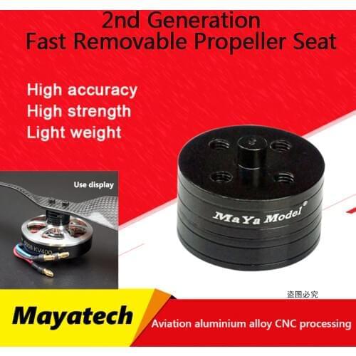 Mayatech CNC RC Aluminum Alloy Quick Release Propeller Seat Tarot CW CCW For DIY Multirotor Drone Quadcopter Self-tightening