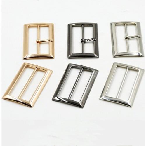 Metal Pin Buckle Metal Tri Glide Adjust Roller Rectangle Ring Leather DIY Craft Accessories For Bag Belt Strap Backpack 50pcs