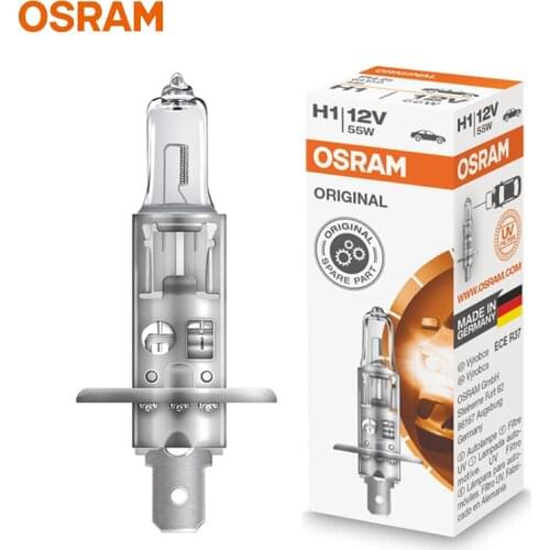 OSRAM H1 12V 55W P14.5s 64150 Original Light Car Halogen Headlight Auto Bulb 3200K Standard Lamp Made In Germany (Single)