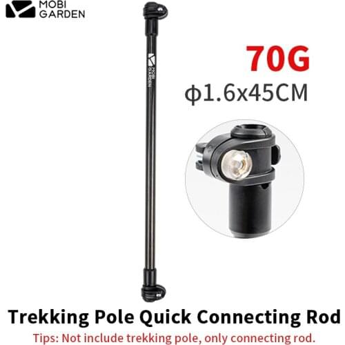 MOBI GARDEN Tent Accessories Climbing Stick Connecting Rod Ultralight Multi Purpose Carbon Fibre Pole Combined Alpenstocks