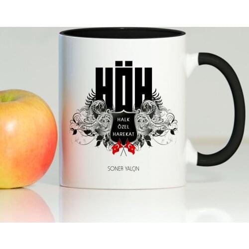 Personalized Folk Custom Harekat Black Mug Cup-002