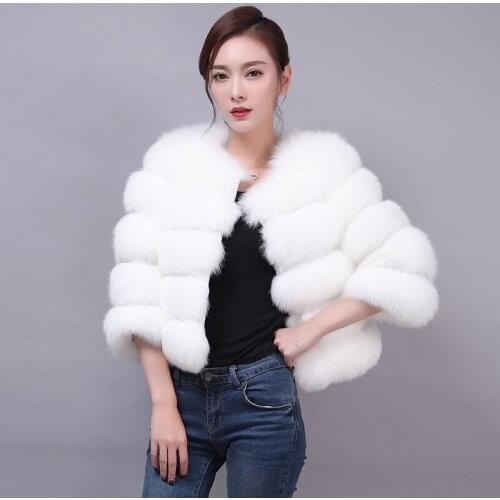 Pop hot sale real natural fox fur coat fashion real fox fur jacket short winter fox fur outerwear rea natural fox fur coats