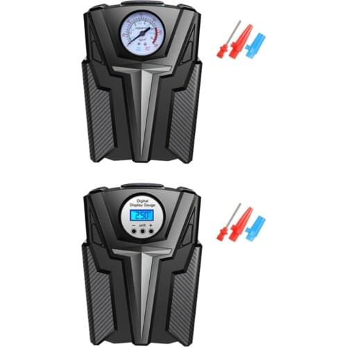 Portable Car Air Compressor DC 12V Digital Tire Inflator Air Pump 150 PSI Auto Air Pump for Car Motorcycle LED Light