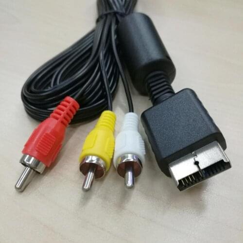 PS2 RCA audio video HD AV line cable cable flat line input half pin 5 E7S4