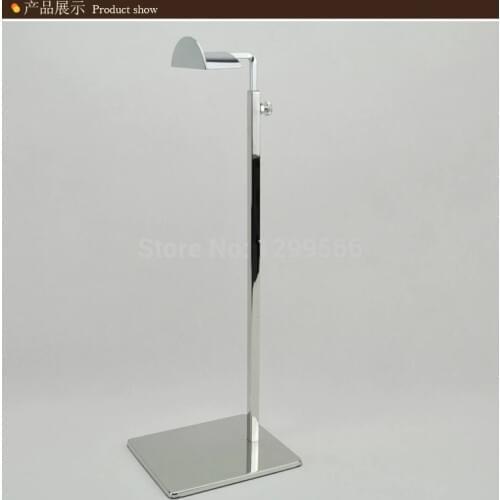 Free shipping Hot saleadjustable Stainless steel handbag bag display stand rack 6pcs/lot