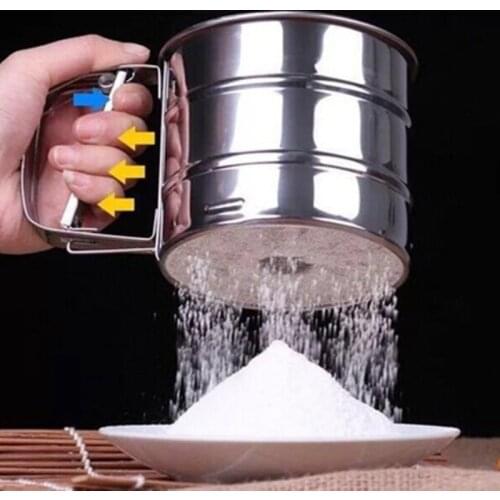 Sieve Cup Powder Flour Sieve Cup Powder Mesh Knife Cake Baking Tools Pastry Tools For Cakes Decorating Pastry Tools Bakeware