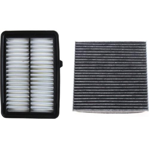 Air Filter Cabin Filter 2 Pcs Set for Honda Fit Vezel 2014-today/ Greiz City 2015-today 1.5 Car Accessoris Filter Set