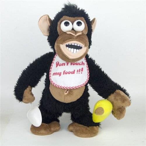 Funny Monkey Electronic Plush Toys Kawaii Electric Orangutan Stuffed Doll Cute Animal Interactive Educational PET for Kids Girls