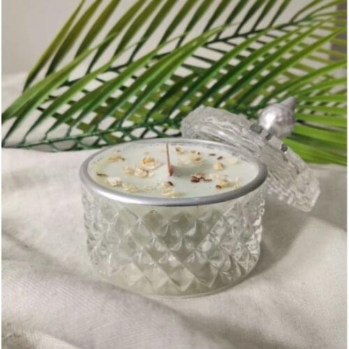 Jasmine Scented Candle Natural Soy Wax Glass Jar Box Stylish Decoration Home Decor Gift Birthday Reliable Quality Reasonable